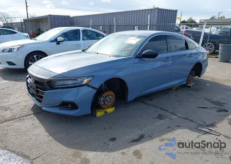 2022 Honda Accord Sport z USA, uszkodzony, nr VIN 1HGCV1F33NA048021